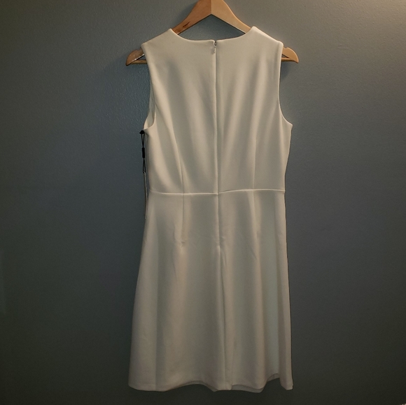Solid Sleeveless Cascading Ruffle Dress - Picture 5 of 10